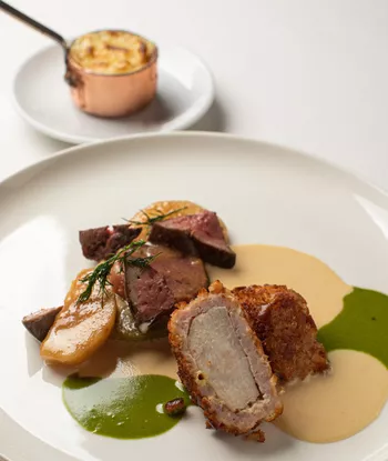 Котлета с осенними корнеплодами