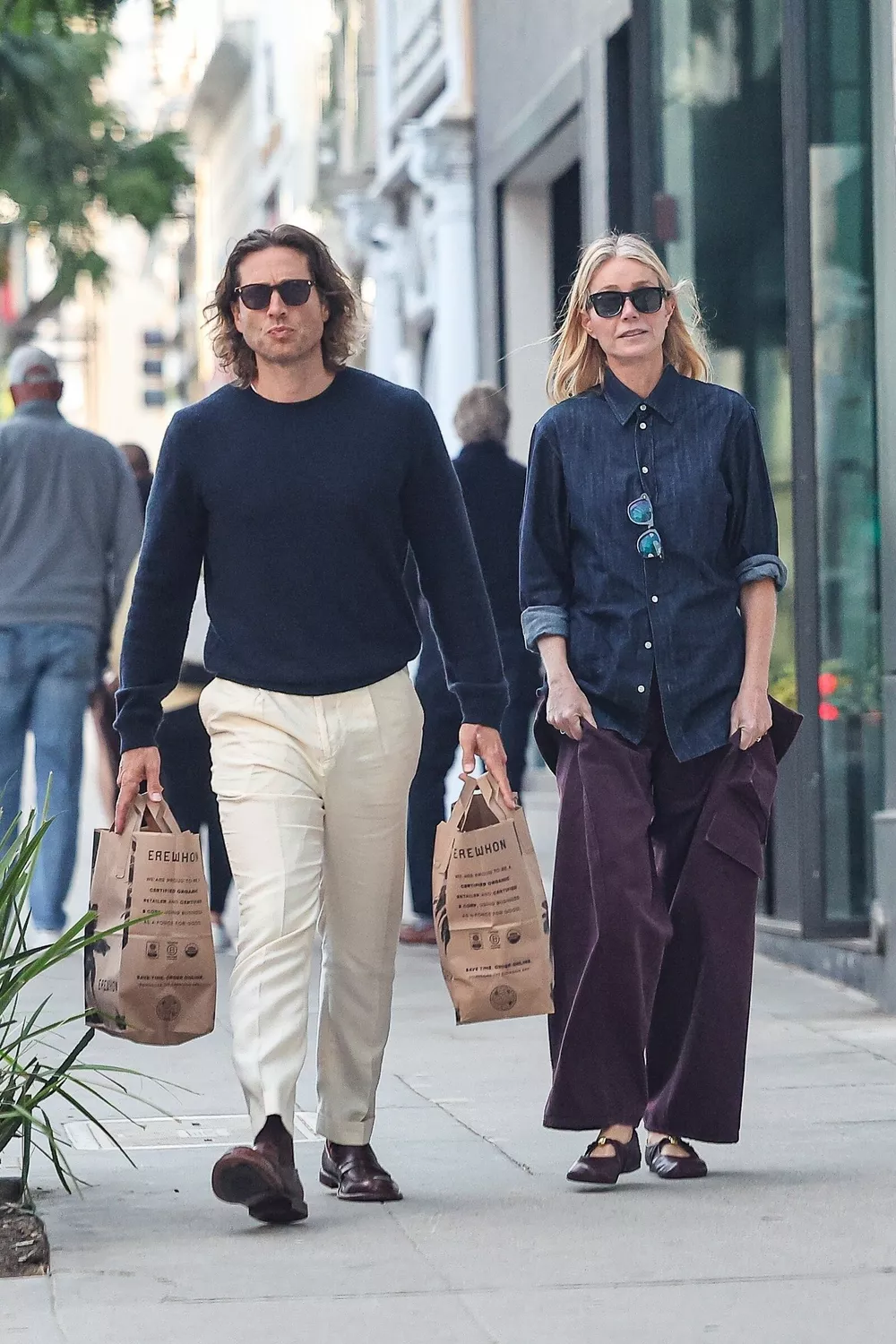 Гвинет Пэлтроу с мужем