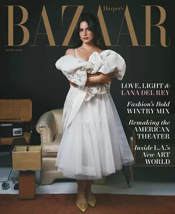 Лана Дель Рей на обложке Harpers Bazaar