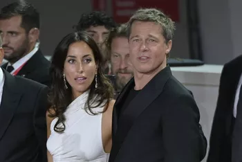 Брэд Питт с избранницей