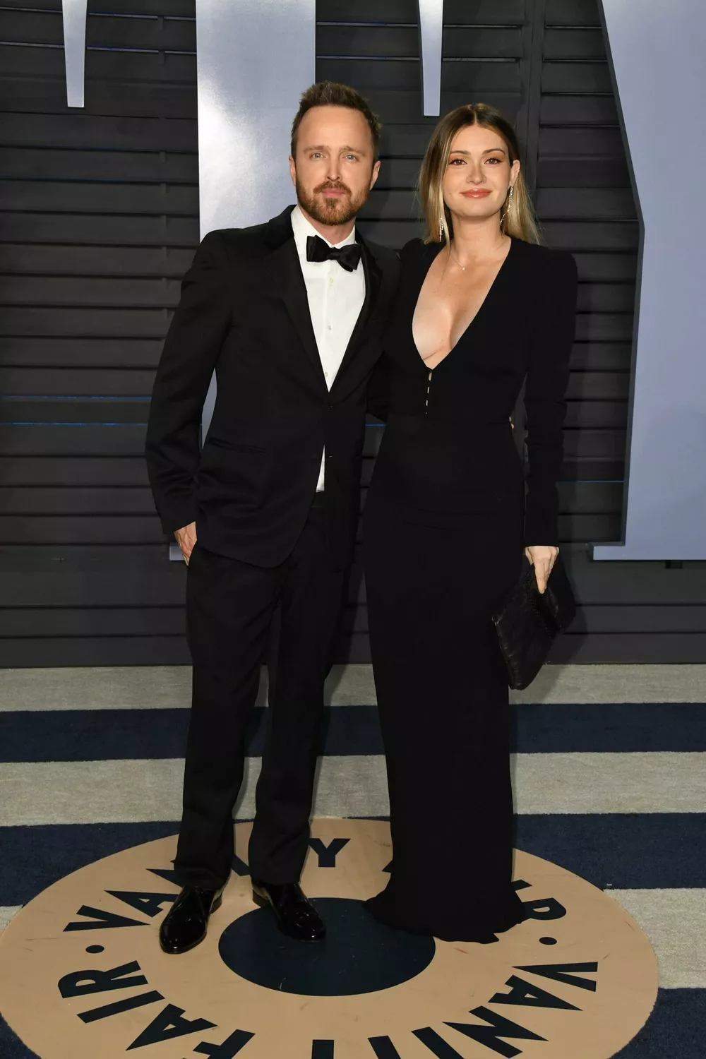 Аарон Пол с женой