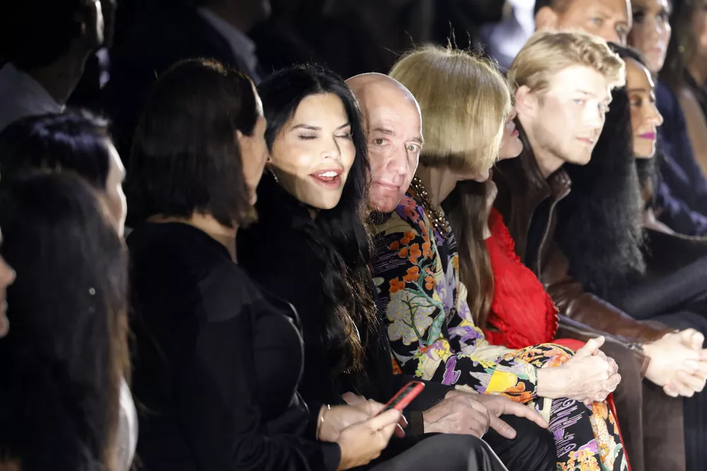 Лорен, Джефф и Анна Винтур