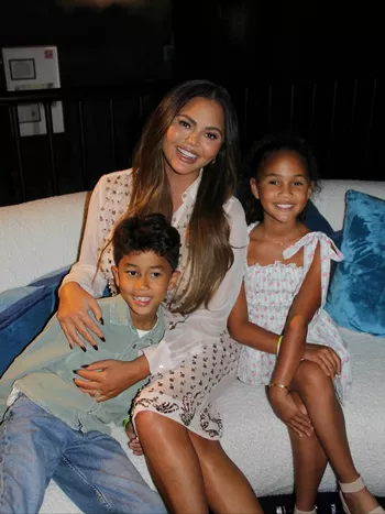 Крисси с детьми