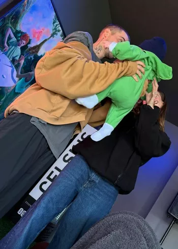 Джастин с сыном