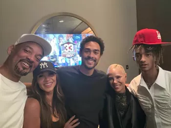 Уилл с бывшей женой и сыном