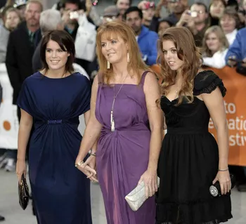 Сара Фергюсон с дочерьми