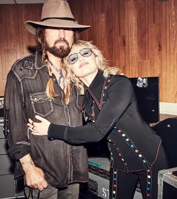 Майли с отцом