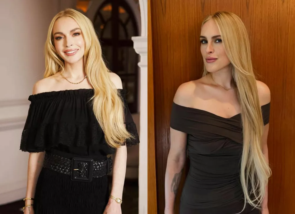 Как две капли воды: Румер Уиллис и Линдси Лохан в стильных образах