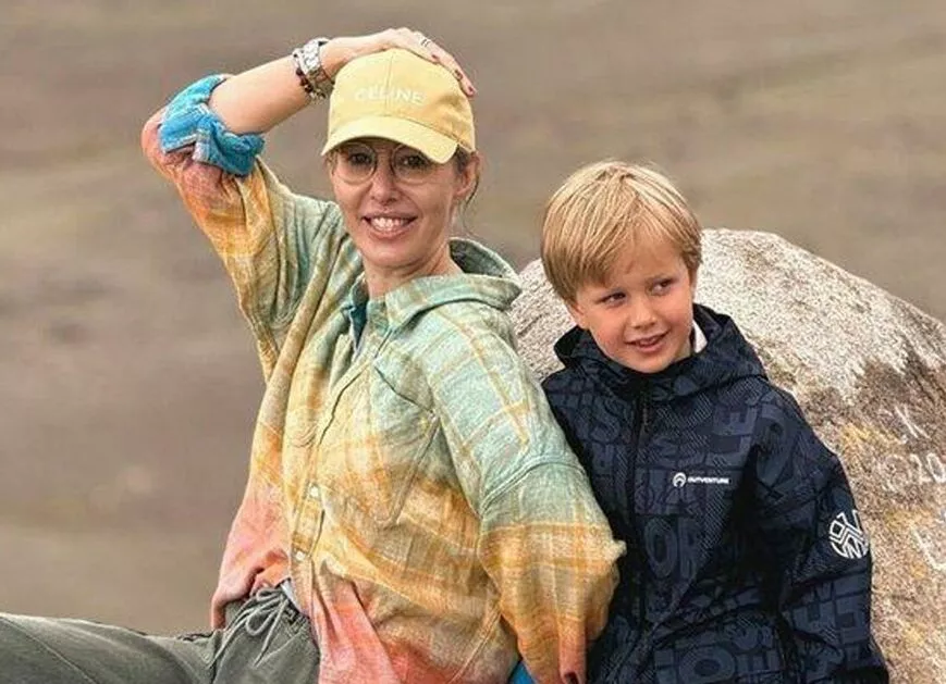 Ксения Собчак отмечает день рождения сына в Китае