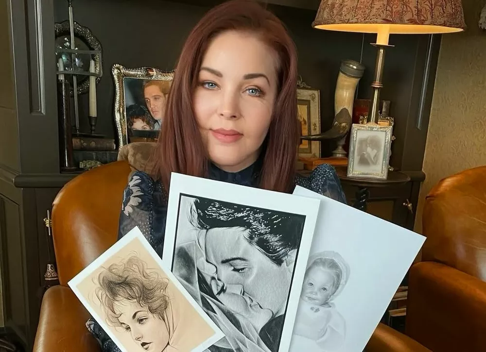 Присцилла Пресли снялась с 17-летними внучками для обложки глянца