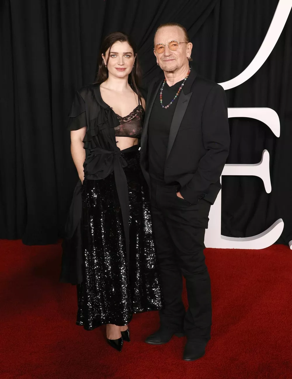 Боно с дочкой