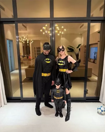 Линдси Лохан с семьей