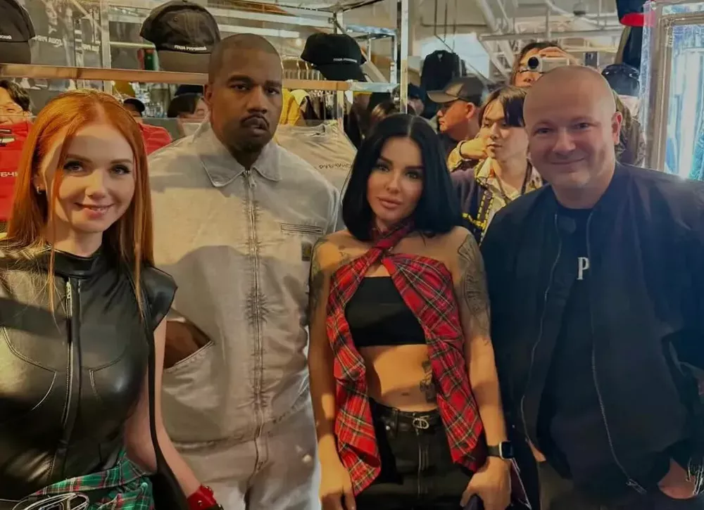 Юля Волкова и Лена Катина познакомились с Канье Уэстом