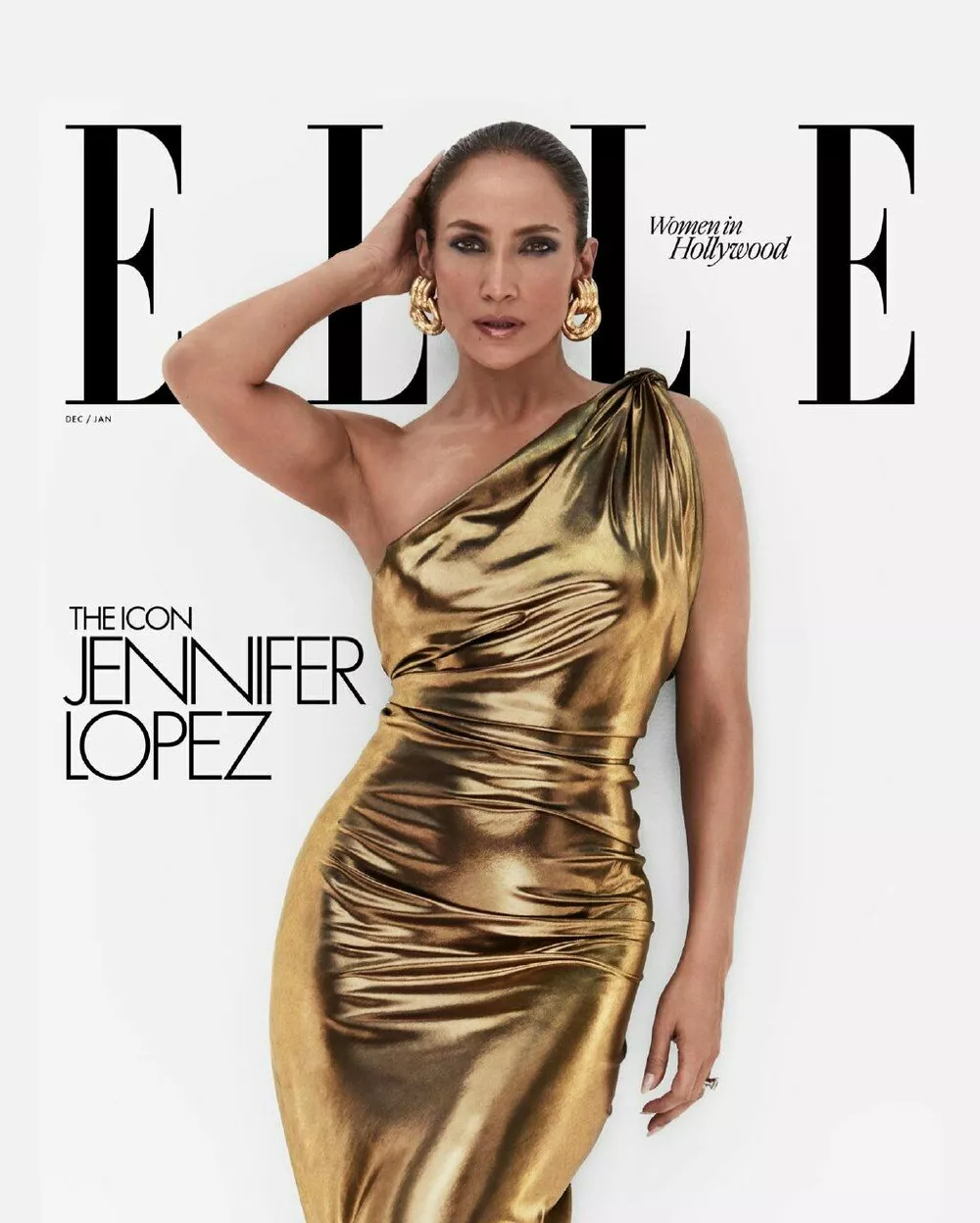 Дженнифер Лопес на обложке Elle