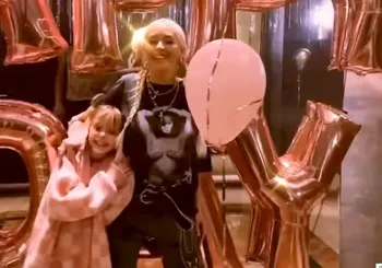 Кристина Агилера с дочерью