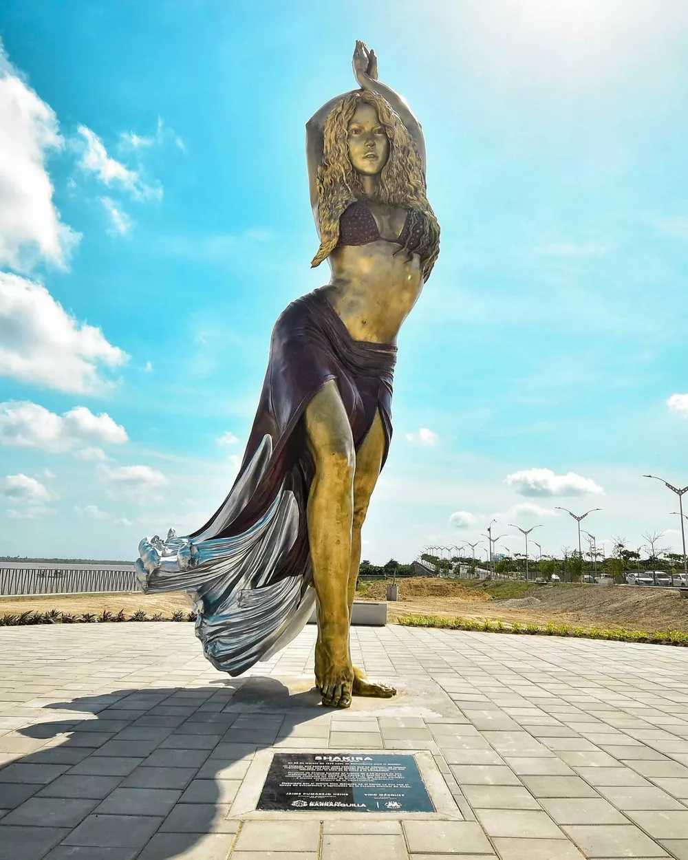 Статуя, посвященная Шакире