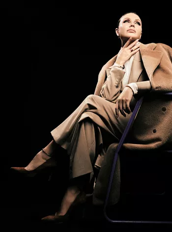 Костюм пальто из шерсти  все  Pompa Premium