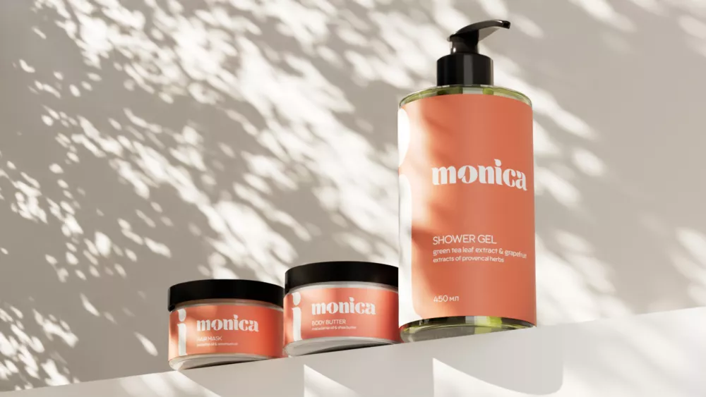 Маска для волос, крем-баттер и гель для душа Monica