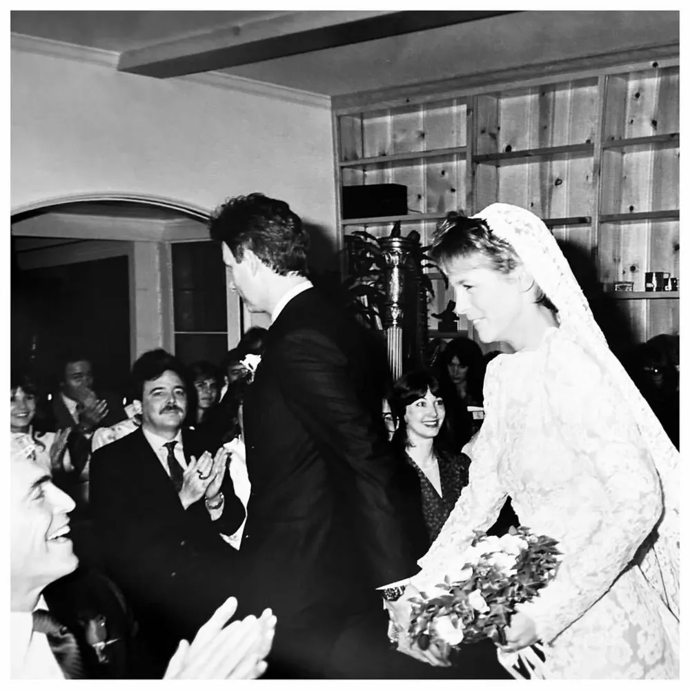 Кертис и Гест в день свадьбы