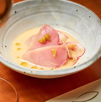 Хамачи юдзу, трюфель