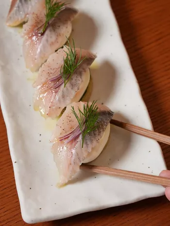 Сельдь с картофелем