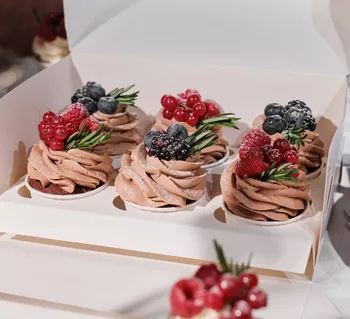 Новогодние капкейки