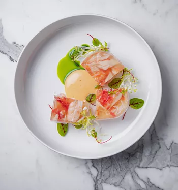 Заливное из камчатского краба