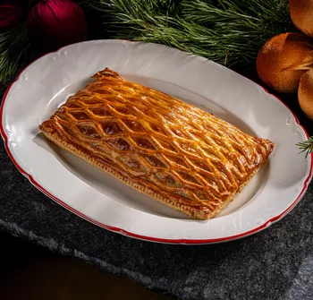 Пирог с лососем из Restarant №13