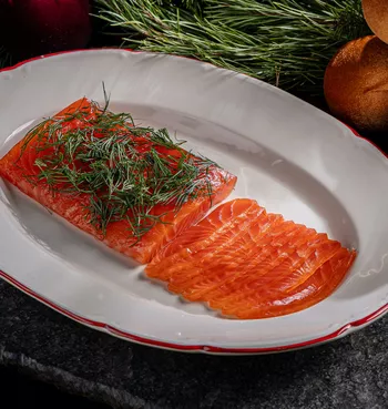 Лосось гравлакс из Restaurant №13