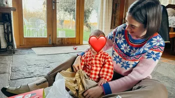 Лили с дочкой