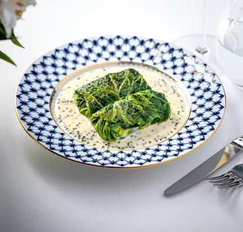 Голубцы с крабом