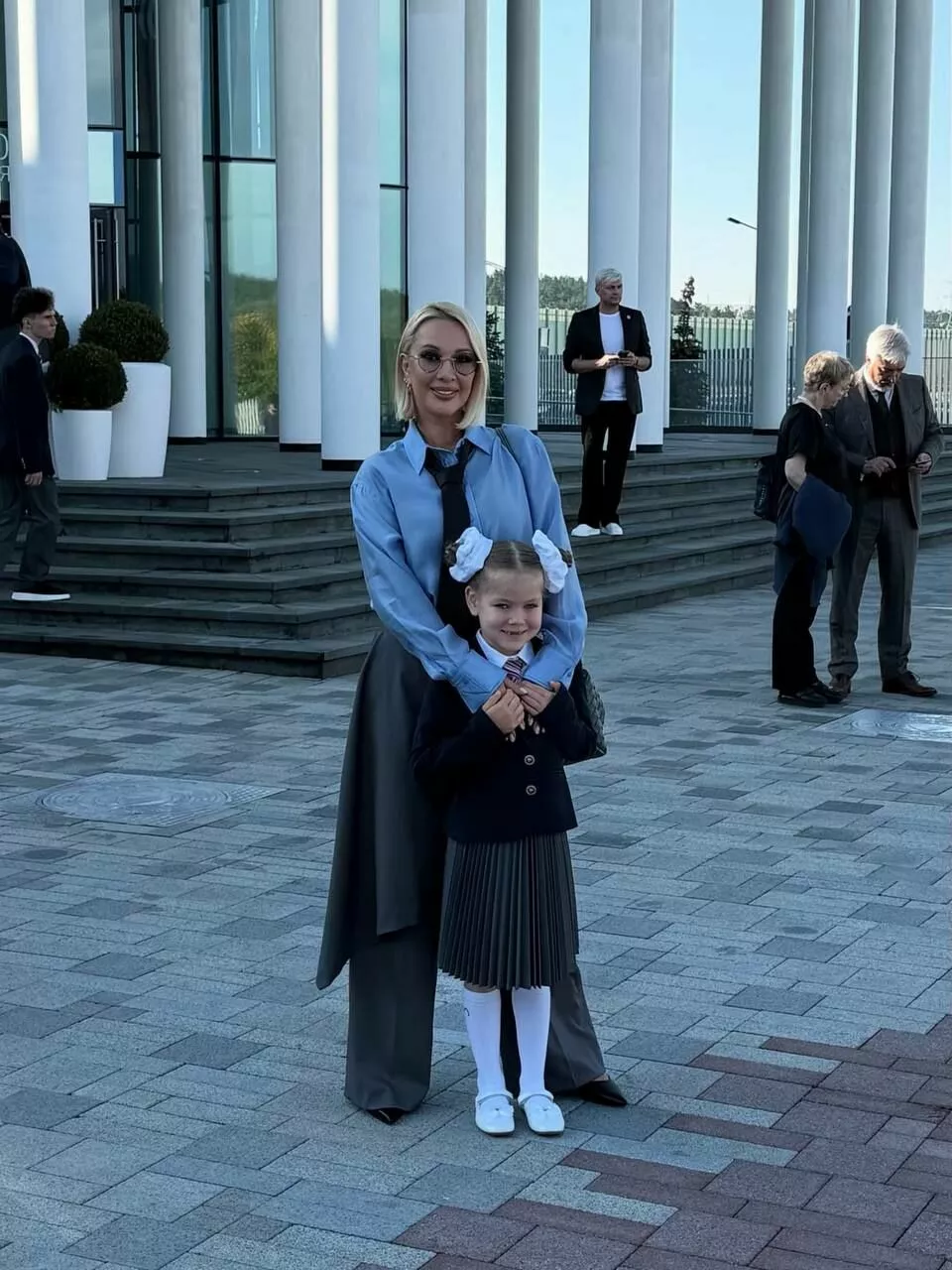 Лера Кудрявцева с дочкой