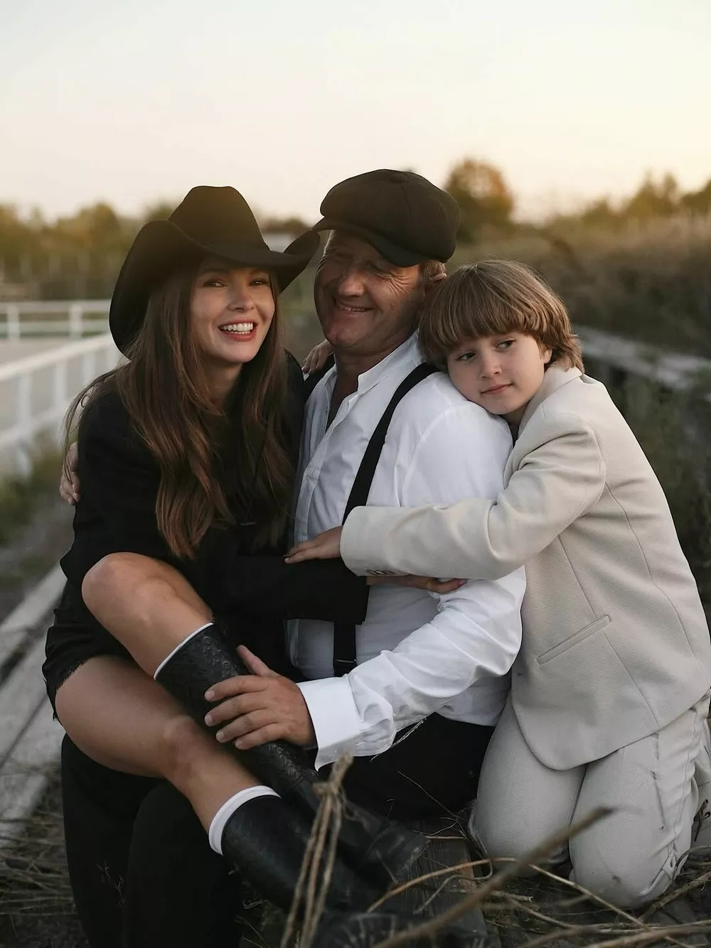 Наташа и Марюс с сыном Эриком