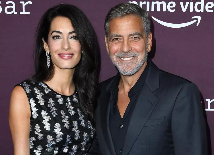 Джордж и Амаль Клуни на премьере фильма The Tender Bar в Лос-Анджелесе