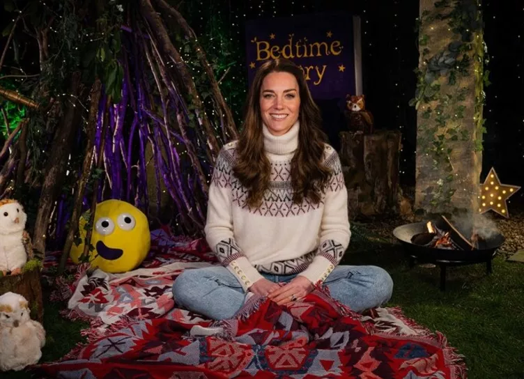Теледебют: Кейт Миддлтон снялась в детском вечернем шоу и прочитала свою любимую сказку