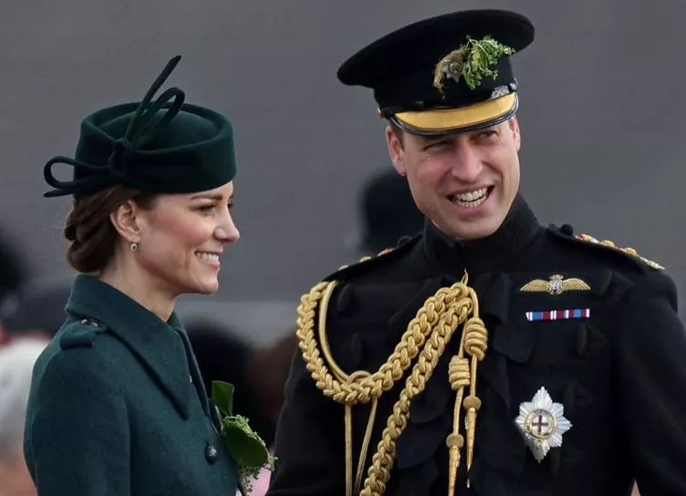 Кейт Миддлтон и принц Уильям впервые за два года посетили парад в честь Дня святого Патрика