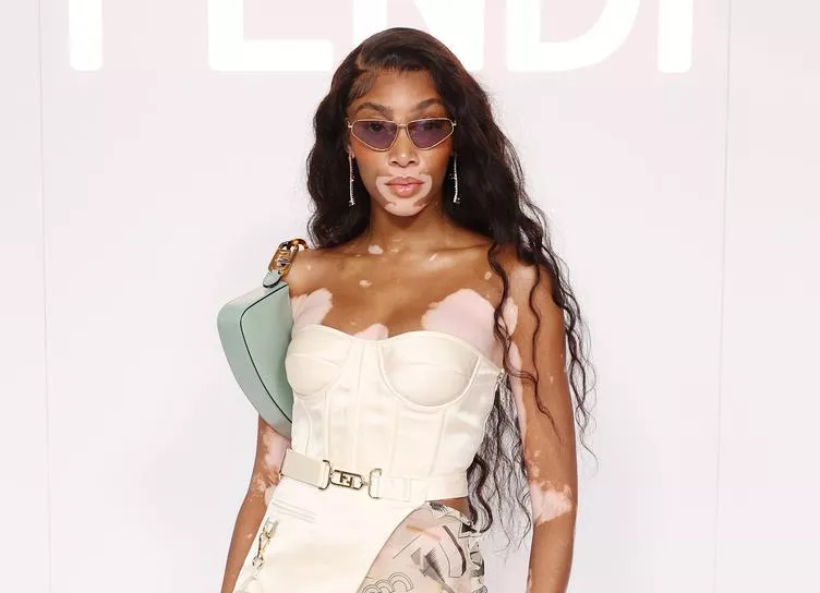 Винни Харлоу, Лашана Линч и Леони Ханне на показе Fendi в Париже