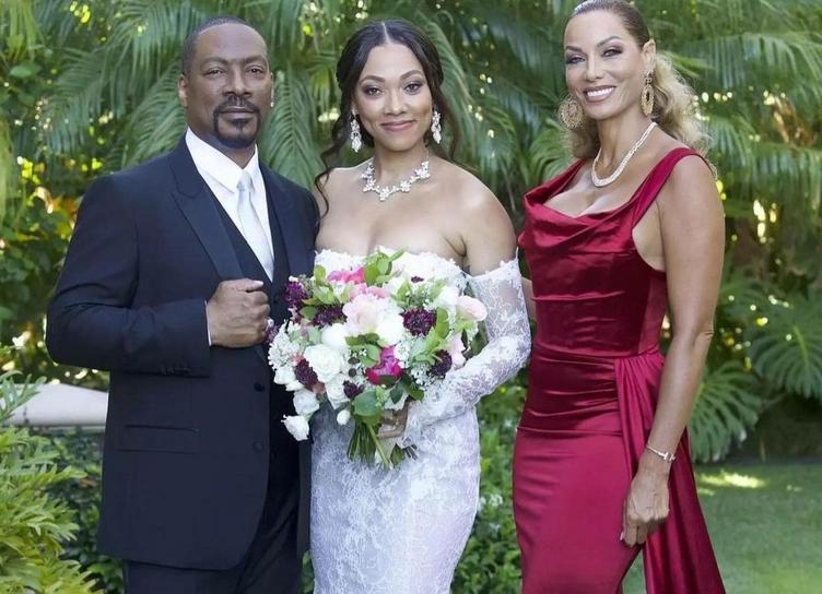 The eldest daughter of Eddie Murphy, who has 10 children from five women, got married