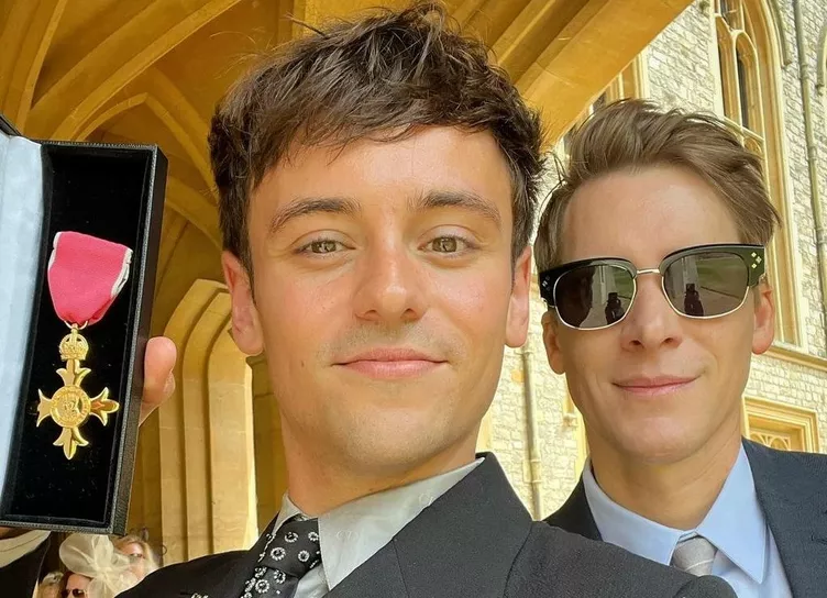 British swimmer Tom Daly received an order from Prince Charles for his support of the LGBTQ+ community