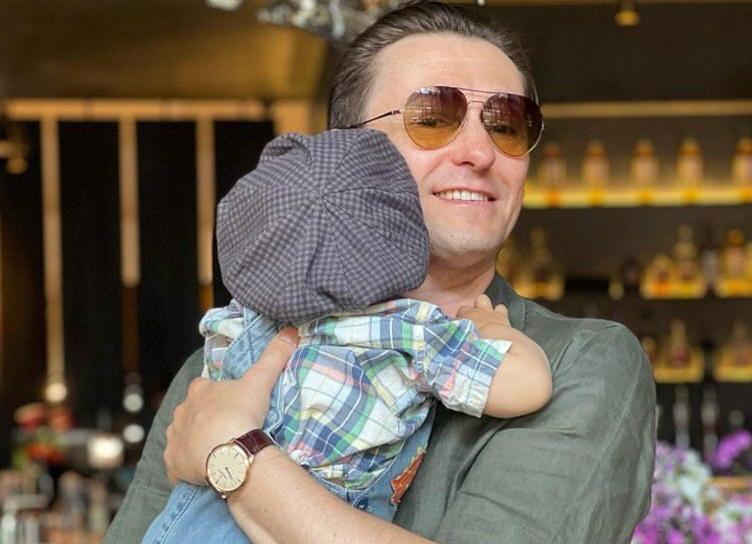 Sergey Bezrukov shared a rare picture of his youngest son on his birthday