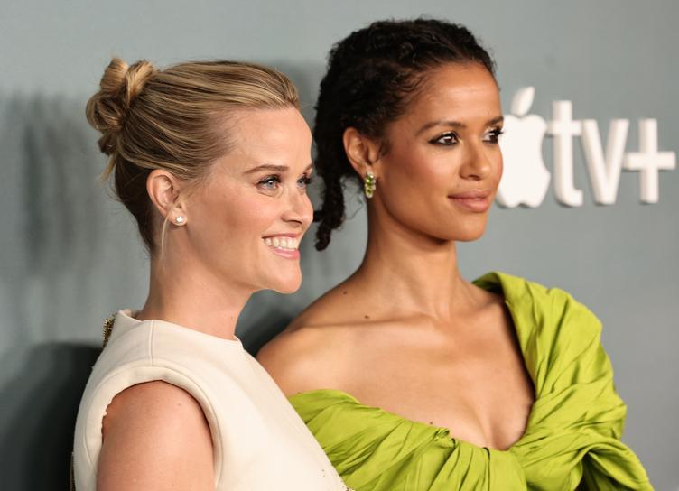 Reese Witherspoon and Gugu Mbatha-Raw at the premiere of “On the Surface” in New York