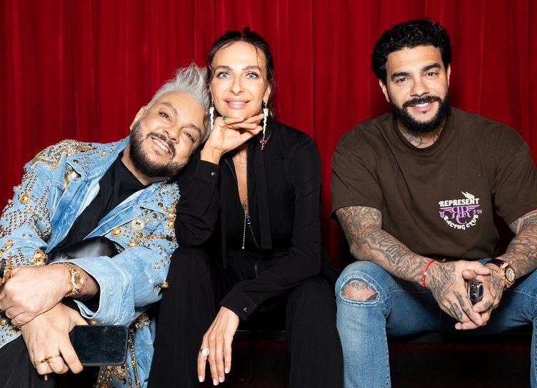 Philip Kirkorov, Timati, Ida Galich, Danya Milokhin, Dima Bilan and all at the presentation of the new Jony video