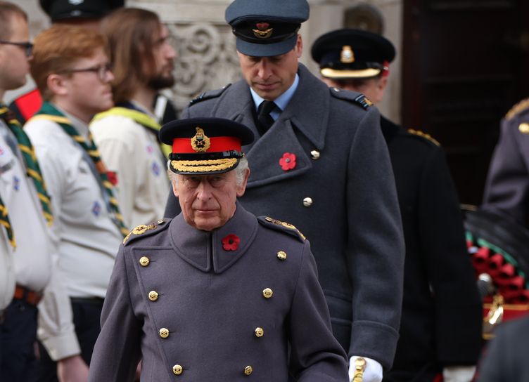 Королевская семья Великобритании на параде в честь Дня памяти в Лондоне 