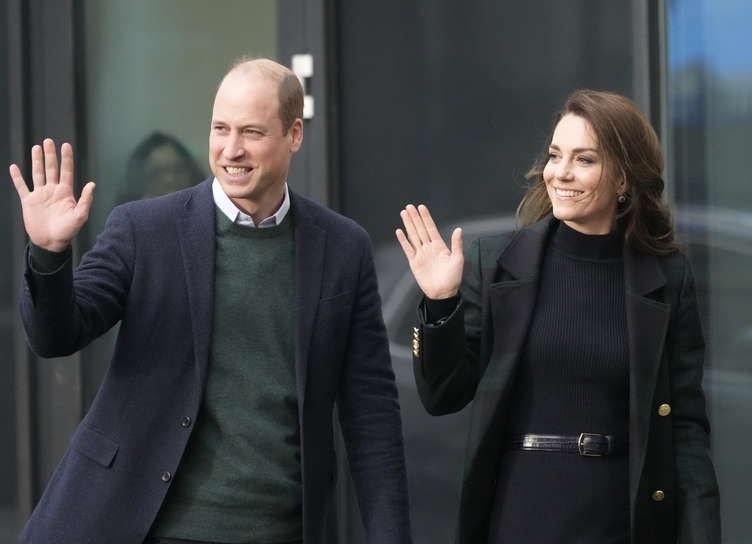 Принц и принцесса Уэльские впервые появились на публике в новом году