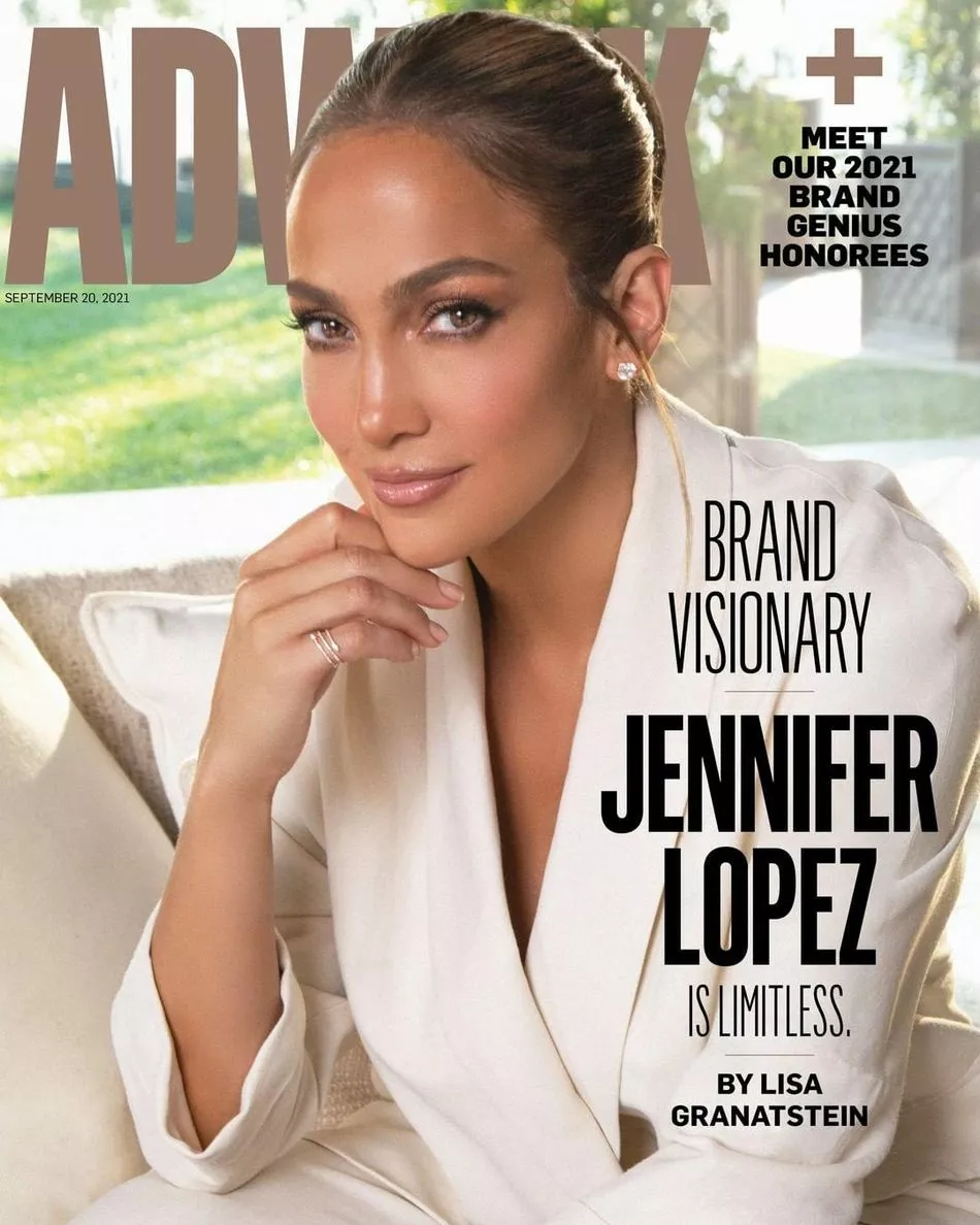 Дженнифер Лопес на обложке журнала Adweek