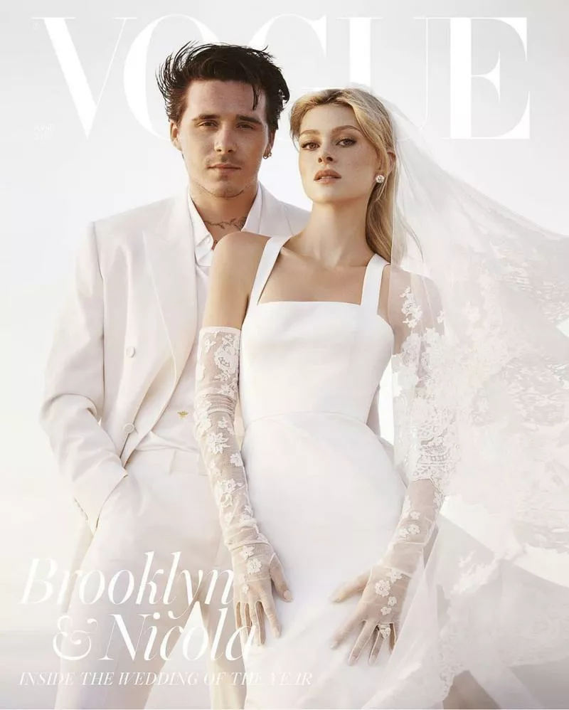 Бруклин Бекхэм и Никола Пельтц на обложке Vogue