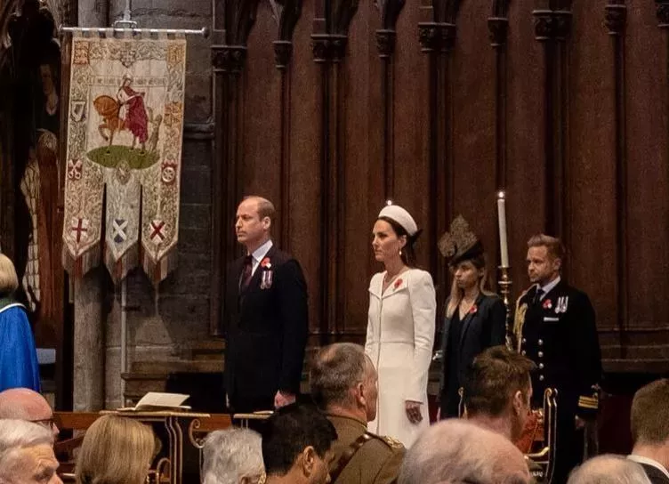 Кейт Миддлтон и принц Уильям посетили мемориальную службу в Вестминстерском аббатстве