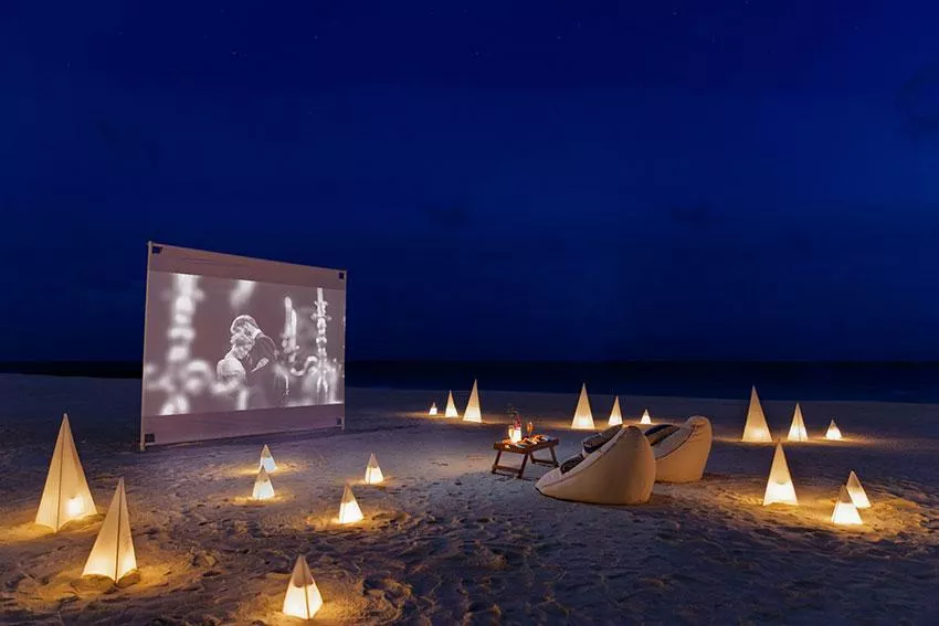 Кинотеатр на пляже