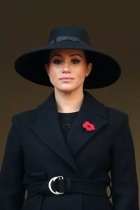 Меган Маркл после службы в День памяти в Лондоне, 11 ноября 2019 года