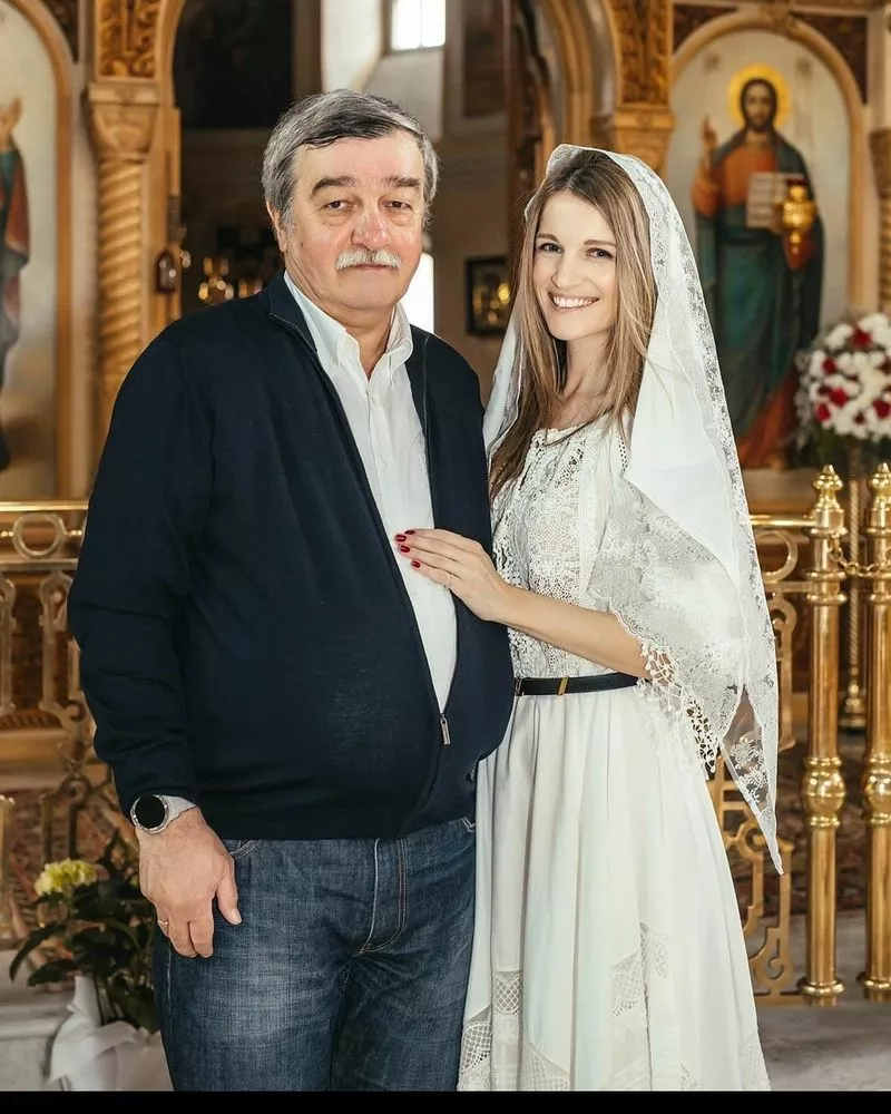 Женя Малахова с отцом